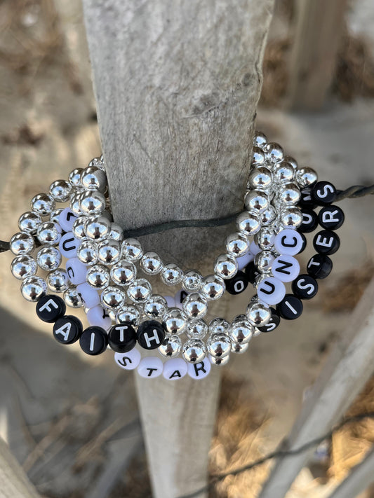 Black & White Collection in Silver